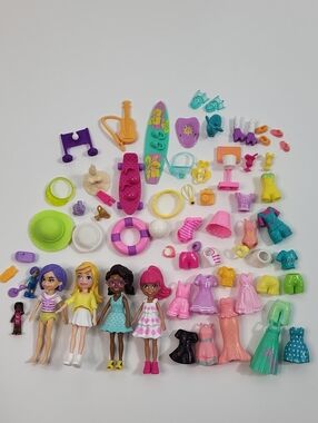 Polly Pocket Playset Bundle with Accessories